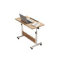 Modern Office Task Desk Rectangular Shape White/Brown/Black Writing Desk with Wheels