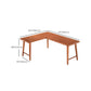 Modern Solid Wood Writing Desk Corner 29.53-inch Tall Office Desk with H-Shape Base Clearhalo 'furn' 'furn_office_desk' 'Furniture' 'Office Desks' 'Office Furniture' 'office_desk' 7320523
