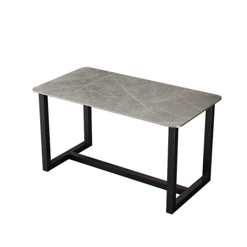 Desca da ufficio contemporanea rettangolo antico finitura di computer