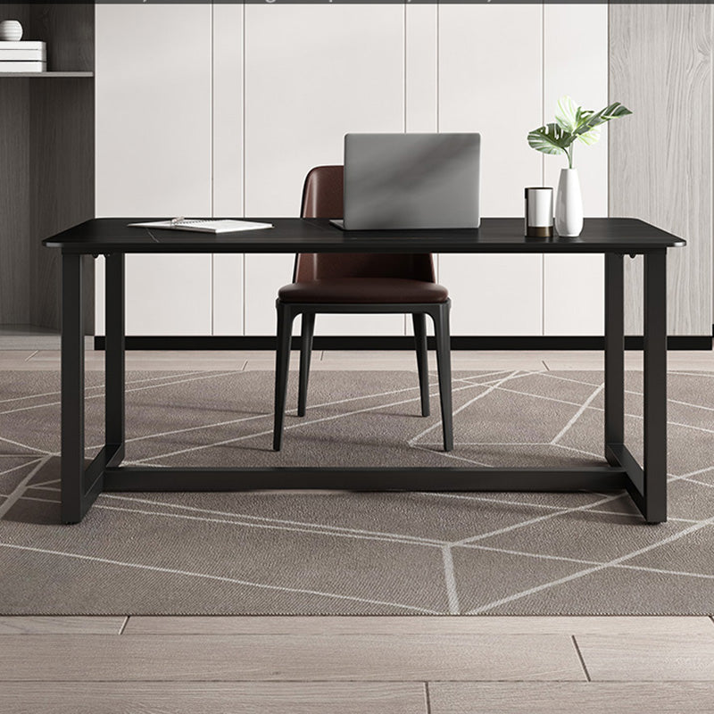 Desca da ufficio contemporanea rettangolo antico finitura di computer