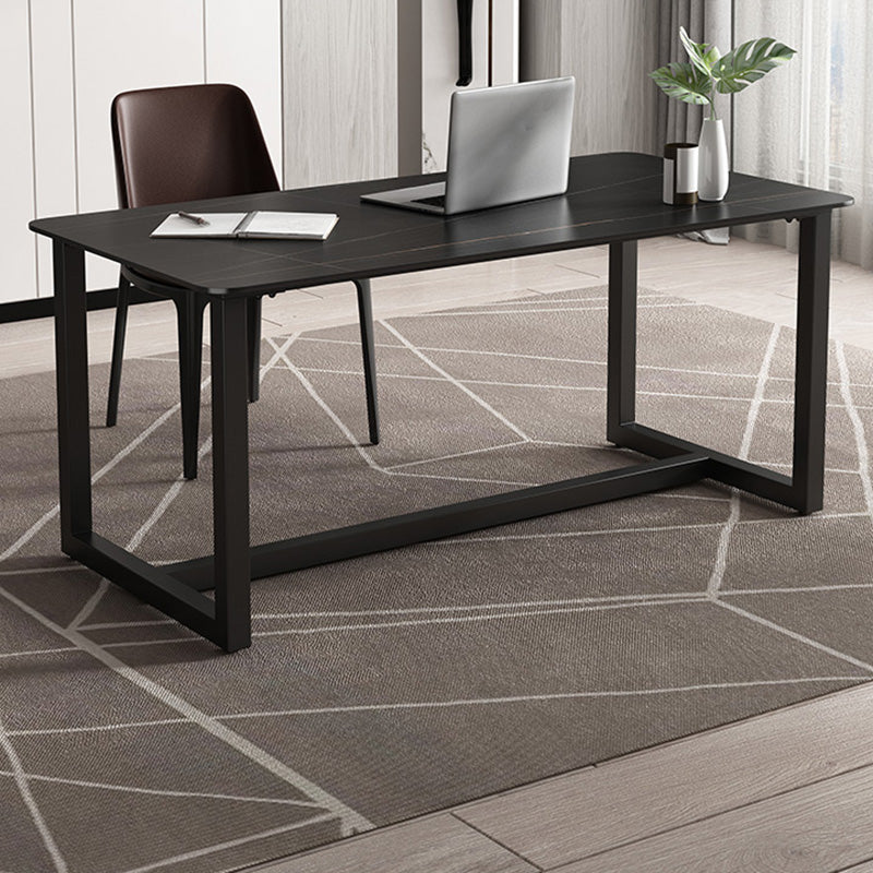 Desca da ufficio contemporanea rettangolo antico finitura di computer