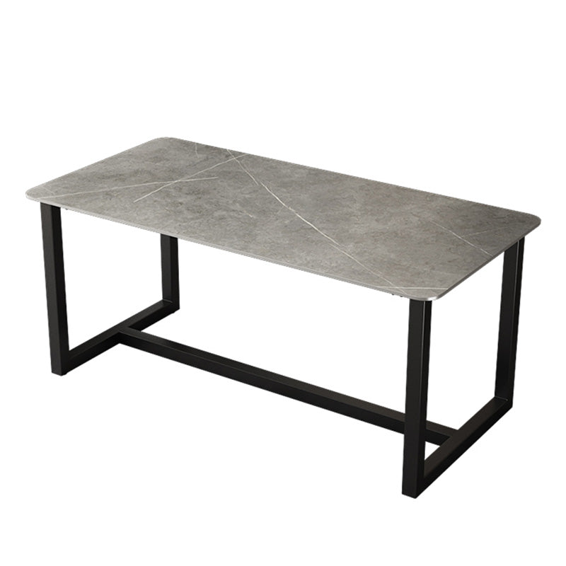 Desca da ufficio contemporanea rettangolo antico finitura di computer