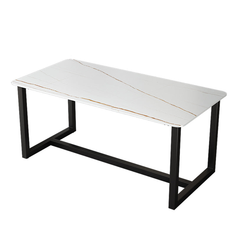 Desca da ufficio contemporanea rettangolo antico finitura di computer