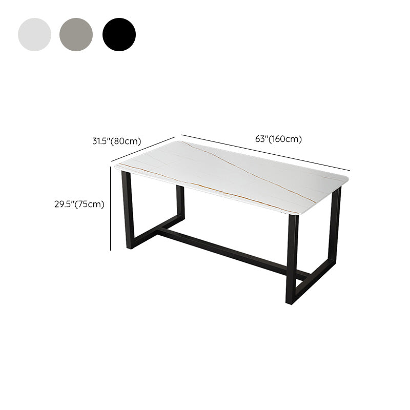 Desca da ufficio contemporanea rettangolo antico finitura di computer