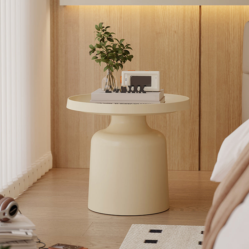 19" Wide Contemporary Corner Table Metal Round Accent Side Table Clearhalo 'Coffee & Accent Tables' 'End & Side Tables' 'end_side_tables' 'furn' 'furn_end_side_tables' 'Furniture' 'Living Room Furniture' 7320675