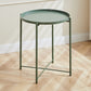 Contemporary Metal Accent Table Nightstand Antique Finish Nightstand Green 1 Piece Clearhalo 'Bedroom Furniture' 'furn' 'furn_night_stand' 'Furniture' 'night_stand' 'Nightstands' 7320754