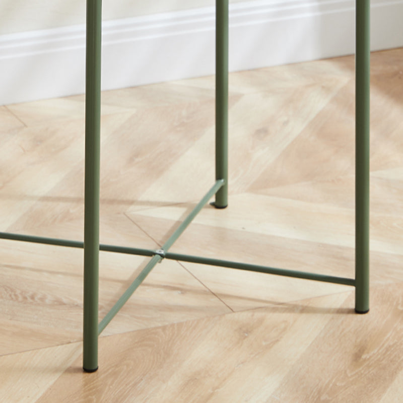 Contemporary Metal Accent Table Nightstand Antique Finish Nightstand Clearhalo 'Bedroom Furniture' 'furn' 'furn_night_stand' 'Furniture' 'night_stand' 'Nightstands' 7320765