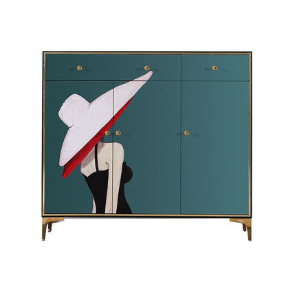 Modernismo Combo Combo Combo tocador de almacenamiento de madera para casa