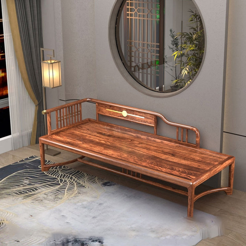 Solid Color Chaise Leather Chaise Lounge Sofa for Living Room Left-Arm Chaise Clearhalo 'Chairs & Seating' 'Chaise Lounge' 'chaise_lounge' 'furn' 'furn_chaise_lounge' 'Furniture' 'Living Room Furniture' 7321535