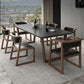 Industrial Stone Kitchen Dinner Table Rectangle Sled Base Dining Table Clearhalo 'Dining Tables & Seating' 'Dining Tables' 'dining_table' 'furn' 'furn_dining_table' 'Furniture' 'Kitchen & Dining Furniture' 7321678