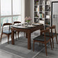 Contemporary Kitchen Dinner Table Extendable Wood Dining Table Clearhalo 'Dining Tables & Seating' 'Dining Tables' 'dining_table' 'furn' 'furn_dining_table' 'Furniture' 'Kitchen & Dining Furniture' 7321685