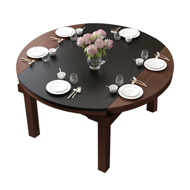 Contemporary Kitchen Dinner Table Extendable Wood Dining Table Without Chairs Clearhalo 'Dining Tables & Seating' 'Dining Tables' 'dining_table' 'furn' 'furn_dining_table' 'Furniture' 'Kitchen & Dining Furniture' 7321688
