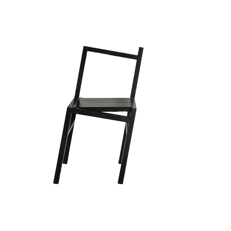 Noordse stijl eetkamerstoelen massieve houten eetstoelen voor patio -gebruik