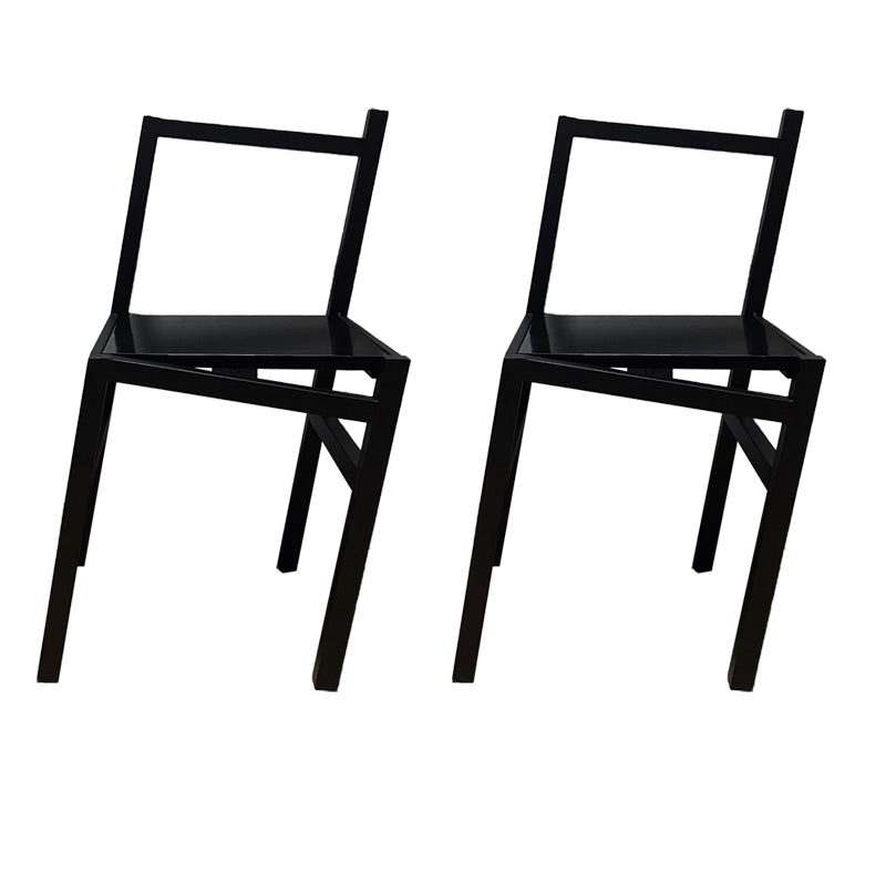 Noordse stijl eetkamerstoelen massieve houten eetstoelen voor patio -gebruik