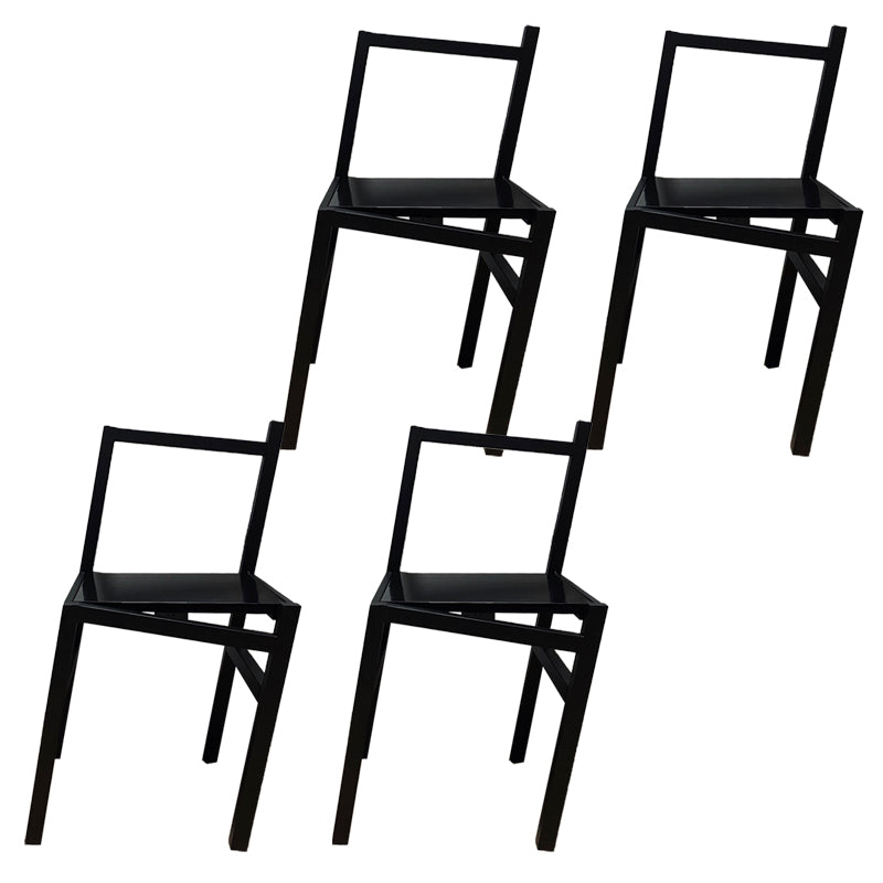 Noordse stijl eetkamerstoelen massieve houten eetstoelen voor patio -gebruik