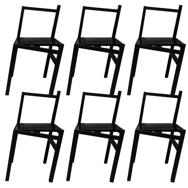 Noordse stijl eetkamerstoelen massieve houten eetstoelen voor patio -gebruik