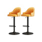 Tabourets de bar en faux cuir de style glam