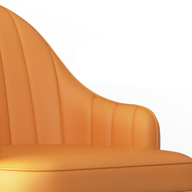 Tabourets de bar en faux cuir de style glam