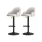 Tabourets de bar en faux cuir de style glam