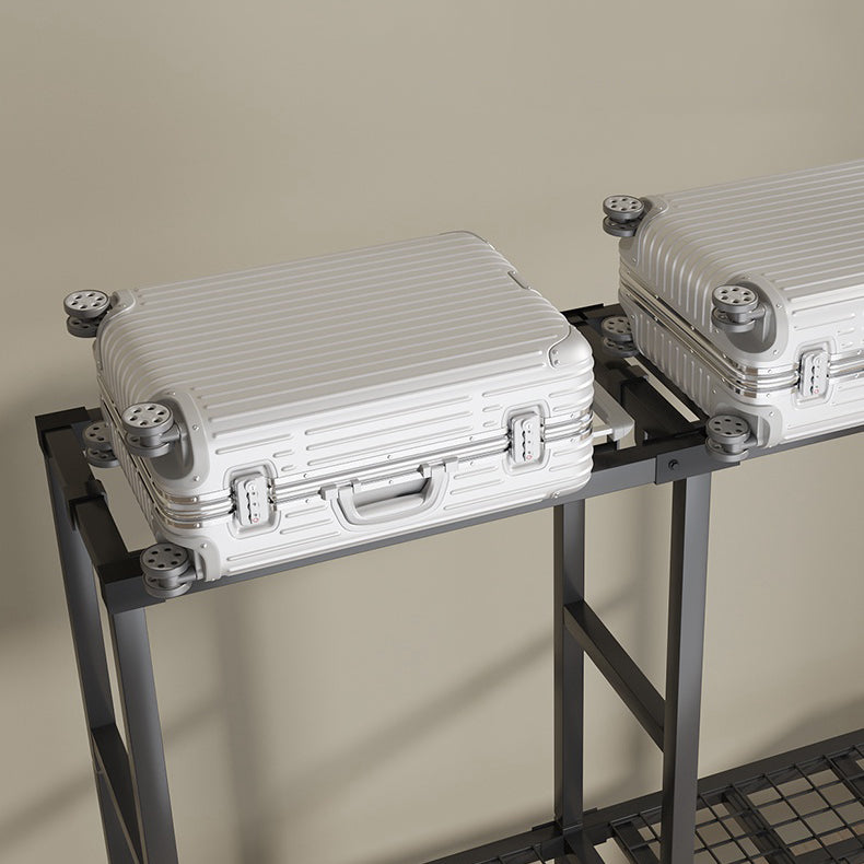 Metal Frame Freestanding Wardrobe Foldable Wardrobe with Garment Rod