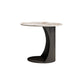 Round Coffee Table Cross Legs Coffee Table Set with Metal Legs 20"L x 20"W x 22"H Black Clearhalo 'Coffee & Accent Tables' 'Coffee Tables' 'coffee_tables' 'furn' 'furn_coffee_tables' 'Furniture' 'Living Room Furniture' 7322752