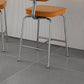 Sgabello da bar in stile moderno Sgabelli da bar con schienale in pelle per sala da pranzo