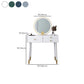 Scandinavian Lighted Mirror Makeup Vanity Desk in Wood Vanity Dressing Table Set Clearhalo 'Bedroom Furniture' 'furn' 'furn_makeup_vanities' 'Furniture' 'Makeup Vanities' 'makeup_vanities' 7323141
