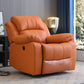 Contemporaneo home theater recliner in metallo rock manuale di botton di colore solido