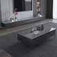 Rectangular Slate 4 Legs Coffee Table Modern 1 Single Cocktail Table with 4 Drawers Clearhalo 'Coffee & Accent Tables' 'Coffee Tables' 'coffee_tables' 'furn' 'furn_coffee_tables' 'Furniture' 'Living Room Furniture' 7323249
