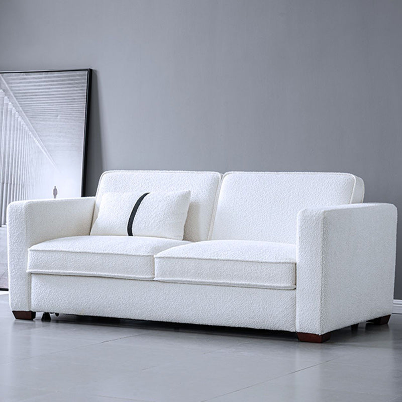 37" Wide Scandinavian Sofa Futon Foldable Upholstered Sleeper Sofa Clearhalo 'furn' 'furn_futons' 'Furniture' 'Futons & Daybeds' 'Futons' 'Living Room Furniture' 7323465