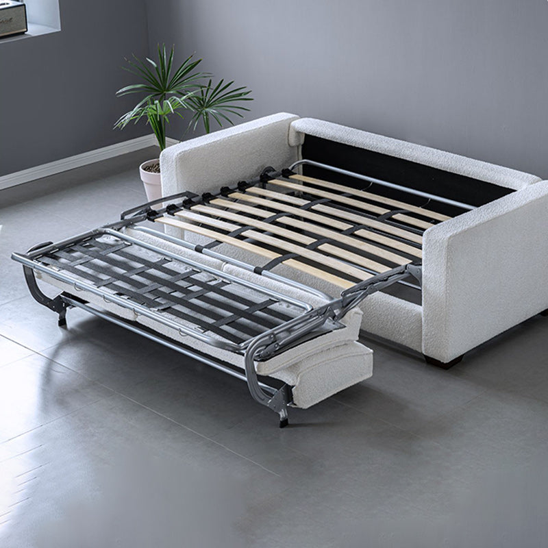 37" Wide Scandinavian Sofa Futon Foldable Upholstered Sleeper Sofa Clearhalo 'furn' 'furn_futons' 'Furniture' 'Futons & Daybeds' 'Futons' 'Living Room Furniture' 7323468