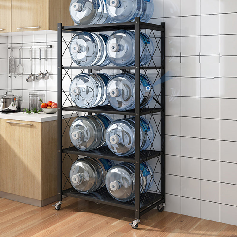 Modern Metal Bookcase Geometric Bookshelf for Living Room, 28" L X 14.5" W Clearhalo 'Bookcases' 'furn' 'furn_bookcases' 'Furniture' 'Office Furniture' 7324271