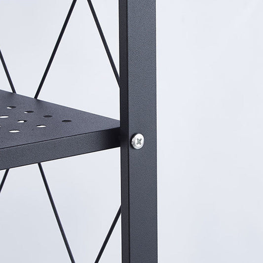 Modern Metal Bookcase Geometric Bookshelf for Living Room, 28" L X 14.5" W Clearhalo 'Bookcases' 'furn' 'furn_bookcases' 'Furniture' 'Office Furniture' 7324279