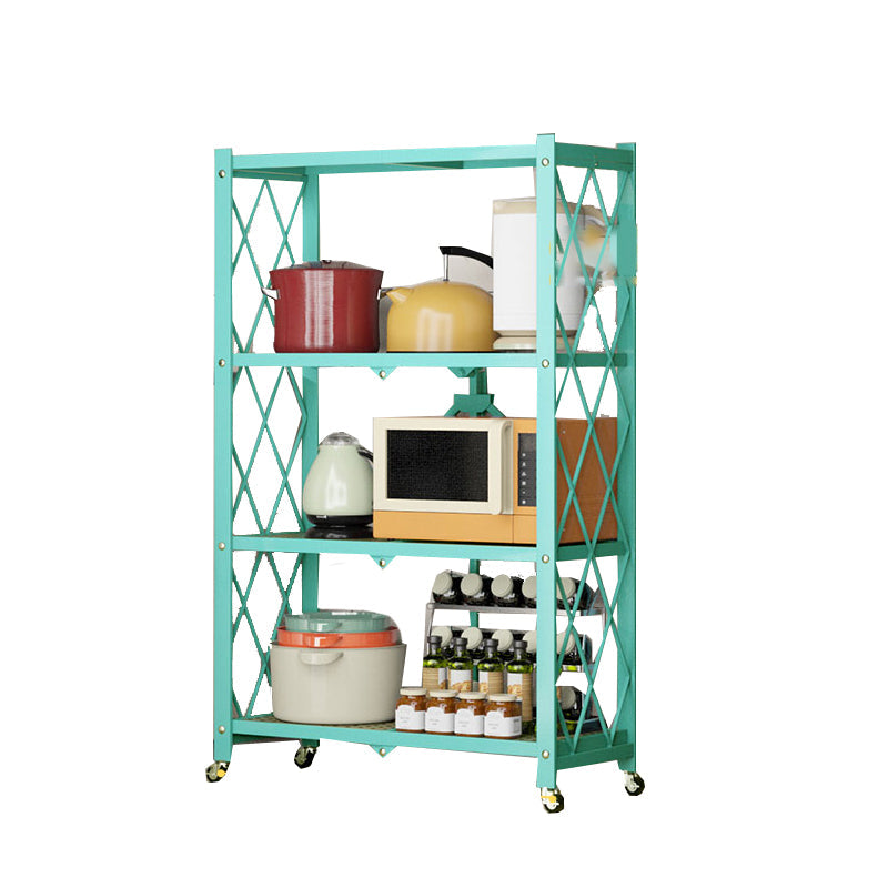 Modern Metal Bookcase Geometric Bookshelf for Living Room, 28" L X 14.5" W 28"L x 14.2"W x 49.2"H Blue Clearhalo 'Bookcases' 'furn' 'furn_bookcases' 'Furniture' 'Office Furniture' 7324280