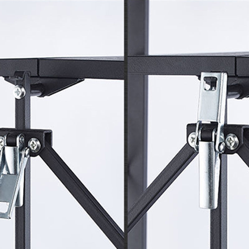 Modern Metal Bookcase Geometric Bookshelf for Living Room, 28" L X 14.5" W Clearhalo 'Bookcases' 'furn' 'furn_bookcases' 'Furniture' 'Office Furniture' 7324281