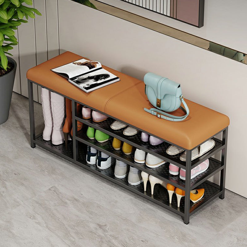 Modern Style Entryway Bench Cushioned Shoe Storage Seating Bench Clearhalo 'Benches' 'Chairs & Seating' 'furn' 'furn_benches' 'Furniture' 'Living Room Furniture' 7324328
