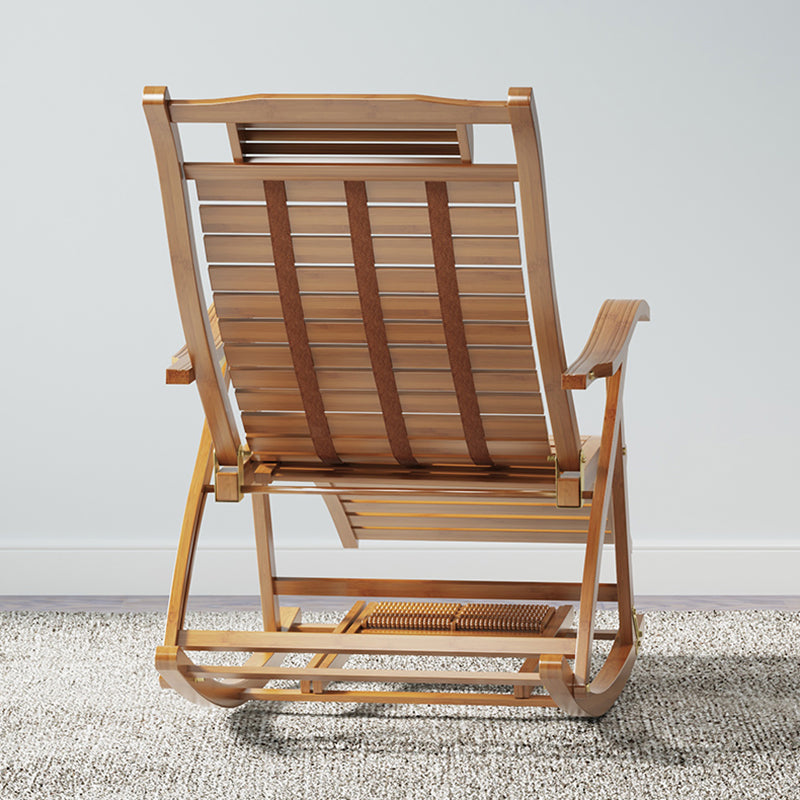 Contemporary Rocking Chair Bamboo Frame Spindle Backrest Indoor Rocking Chair Clearhalo 'Chairs & Seating' 'furn' 'furn_rocking_chairs' 'Furniture' 'Living Room Furniture' 'Rocking Chairs' 'rocking_chairs' 7324344