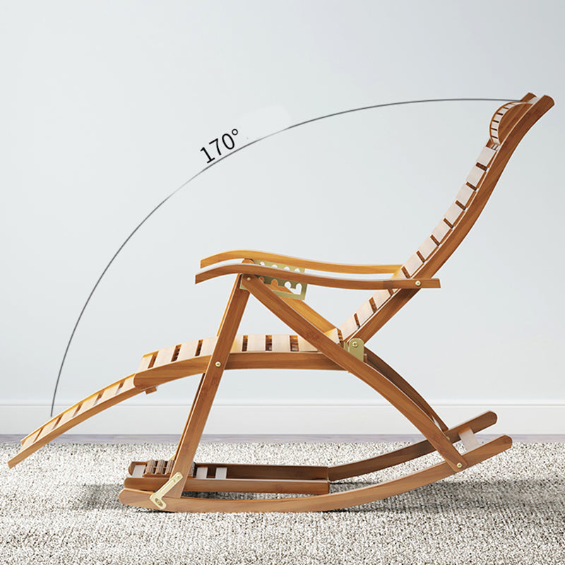 Contemporary Rocking Chair Bamboo Frame Spindle Backrest Indoor Rocking Chair Clearhalo 'Chairs & Seating' 'furn' 'furn_rocking_chairs' 'Furniture' 'Living Room Furniture' 'Rocking Chairs' 'rocking_chairs' 7324349