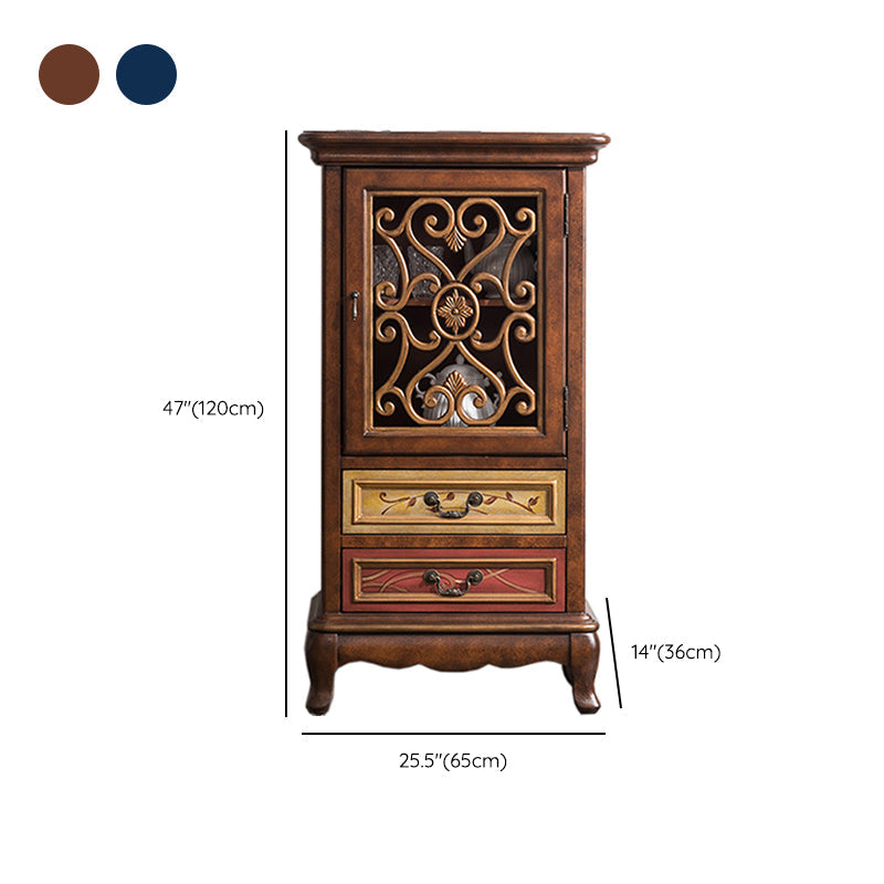 Industrial Solid Wood Accent Cabinet Rectangle Accent Cabinet with Drawer Clearhalo 'Cabinets & Chests' 'cabinets_chests' 'furn' 'furn_cabinets_chests' 'Furniture' 'Living Room Furniture' 7324608