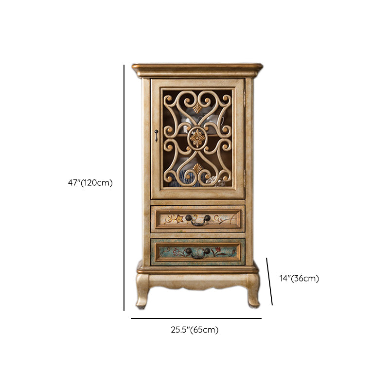 Industrial Solid Wood Accent Cabinet Rectangle Accent Cabinet with Drawer Clearhalo 'Cabinets & Chests' 'cabinets_chests' 'furn' 'furn_cabinets_chests' 'Furniture' 'Living Room Furniture' 7324611