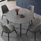 Set da tavolo da pranzo rotondo moderno in pietra 1/2/4 pezzi Dinette