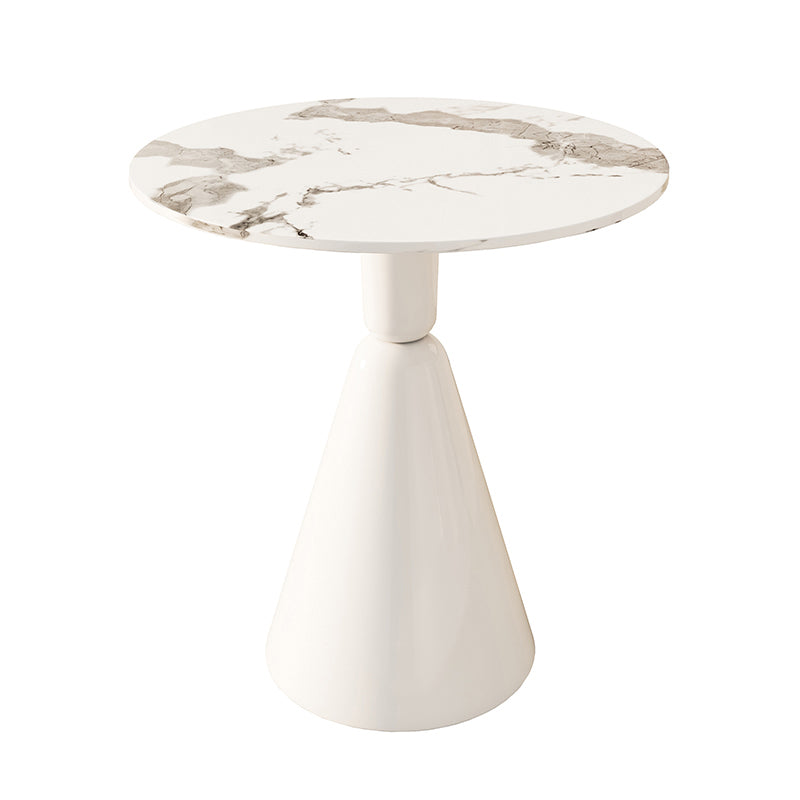 Set da pranzo rotondo con sedie bianche 1/2/3/4 pezzi Set da pranzo in pietra per casa