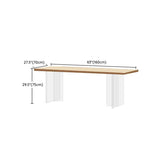 Natuurlijke afwerking dennenhout dinerset 1/2/3/5 stuks moderne dinette set