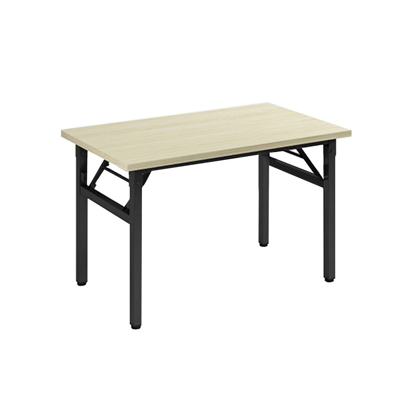 Zeitgenössischer rechteckiger Klappschreiber Stahl Basis Büro Schreibtisch