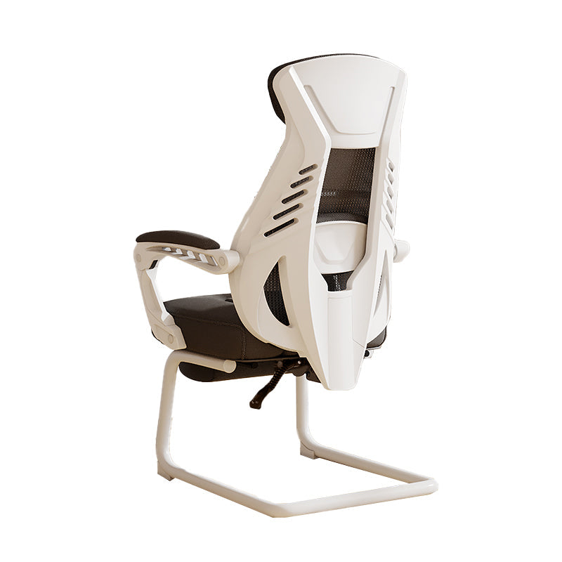 Modern Ergonomic No Wheels Arm Chair High Back Fixed Arms Office Desk Clearhalo 'furn' 'furn_office_chair' 'Furniture' 'Office Chairs' 'Office Furniture' 'office_chair' 7325497