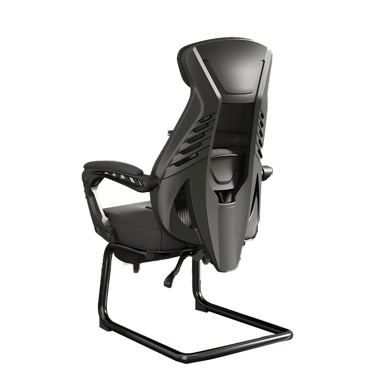 Modern Ergonomic No Wheels Arm Chair High Back Fixed Arms Office Desk Clearhalo 'furn' 'furn_office_chair' 'Furniture' 'Office Chairs' 'Office Furniture' 'office_chair' 7325498