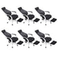 Padded Arms Office Chair Modern No Distressing Ergonomic Desk Chair with Wheels
