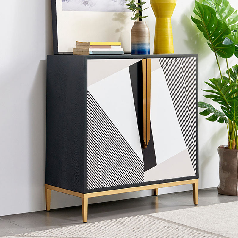 Mobili moderni buffet sideboard ingegnerizzato in legno da pranzo largo 15,7 pollici