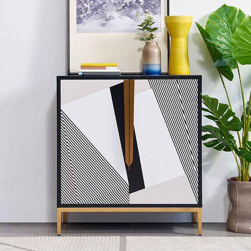 Mobili moderni buffet sideboard ingegnerizzato in legno da pranzo largo 15,7 pollici