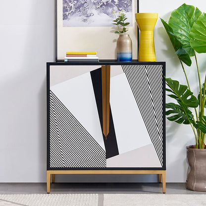 Mobili moderni buffet sideboard ingegnerizzato in legno da pranzo largo 15,7 pollici